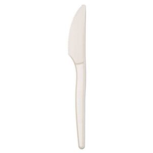 Eco-Products Plant Starch Knife, Cream 50/pack