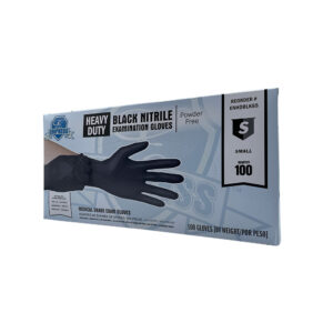 Gloves – Nitrile 5 mil Black Small