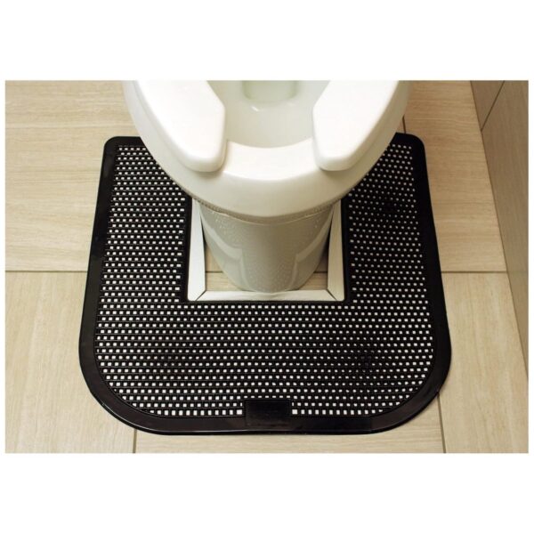 Impact Toilet Floor Commode Mat Deodorized Black 6 / cs