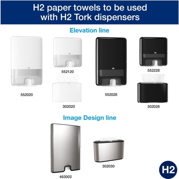 Essity Tork Premium Soft Hand Towel Multifold 3-Panel White 9.13x3.2 16 / 135 cs - Image 3